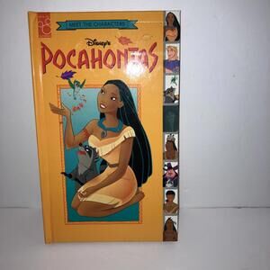 VINTAGE 1995 Disney's Pocahontas Meet the Characters Hardcover NEW
